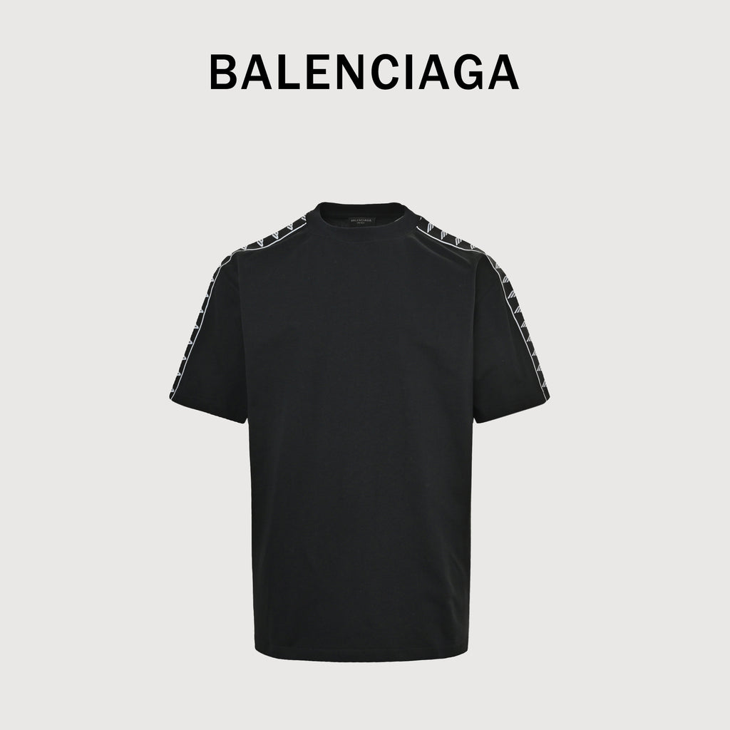 Balenciaga 26SS 3B Repeat Jacquard Tape Short Sleeve T-Shirt SG2600412