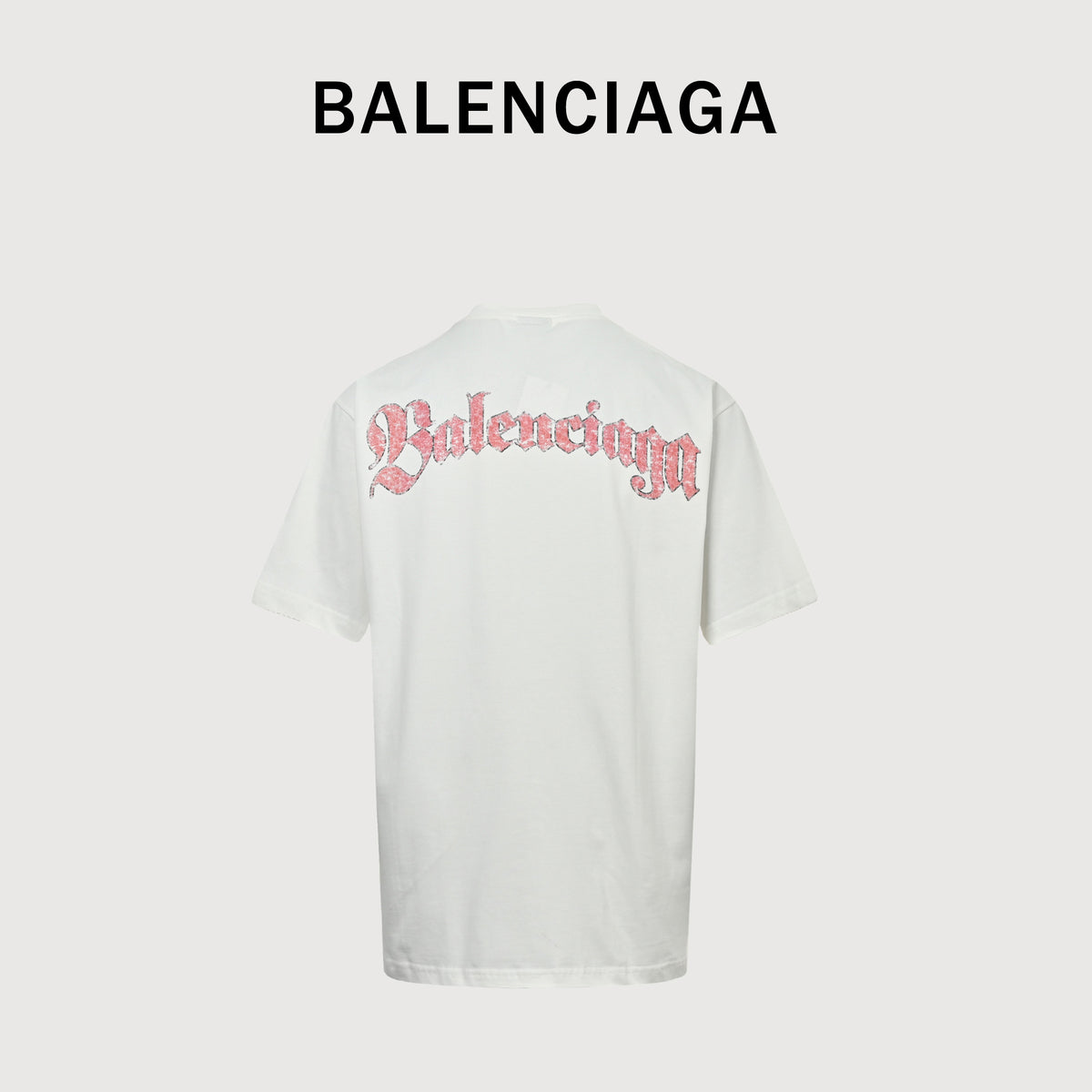 Balenciaga 26SS Medal Badge Print Logo Short Sleeve T-Shirt SG2800412