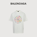 Balenciaga 26SS Medal Badge Print Logo Short Sleeve T-Shirt SG2800412