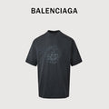 Balenciaga BLCG Round Medallion Print Short Sleeve T-Shirt NP2400425