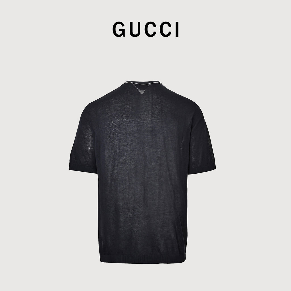 Gucci Letter Intarsia Knit Short Sleeve T-Shirt NP3400507