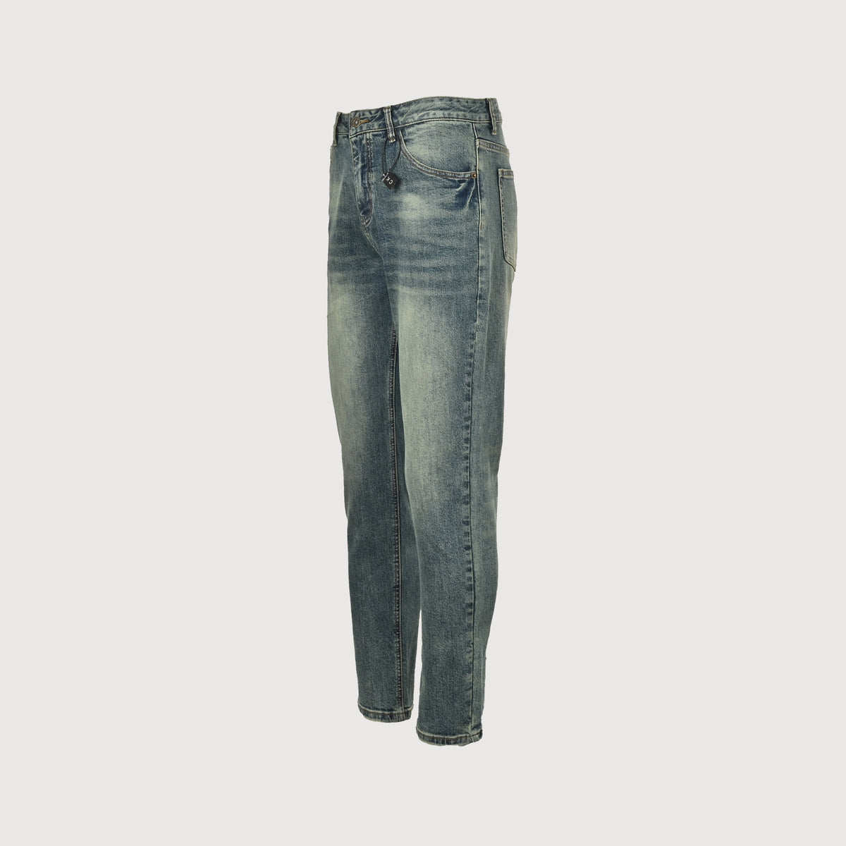 Miu Miu Vintage Wash Slim Straight Jeans – Blue Grey XM5201115