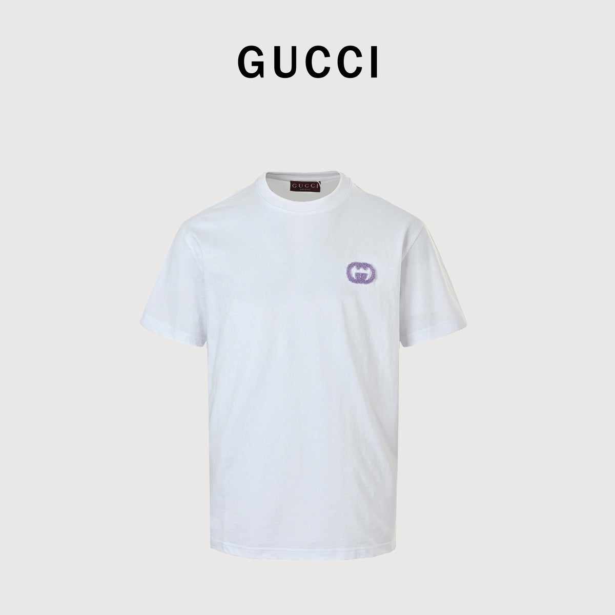 Gucci Colorful GG Interlocking Towel Embroidery T-Shirt NP2200506