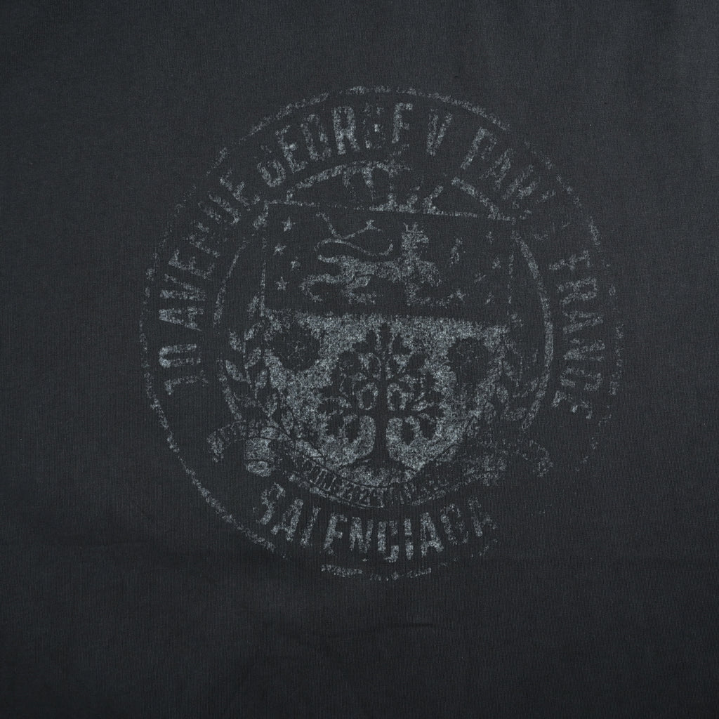 Balenciaga BLCG Round Medallion Print Short Sleeve T-Shirt NP2400425