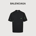 Balenciaga 520 Label Sticker Print Short Sleeve T-Shirt  YS3000529