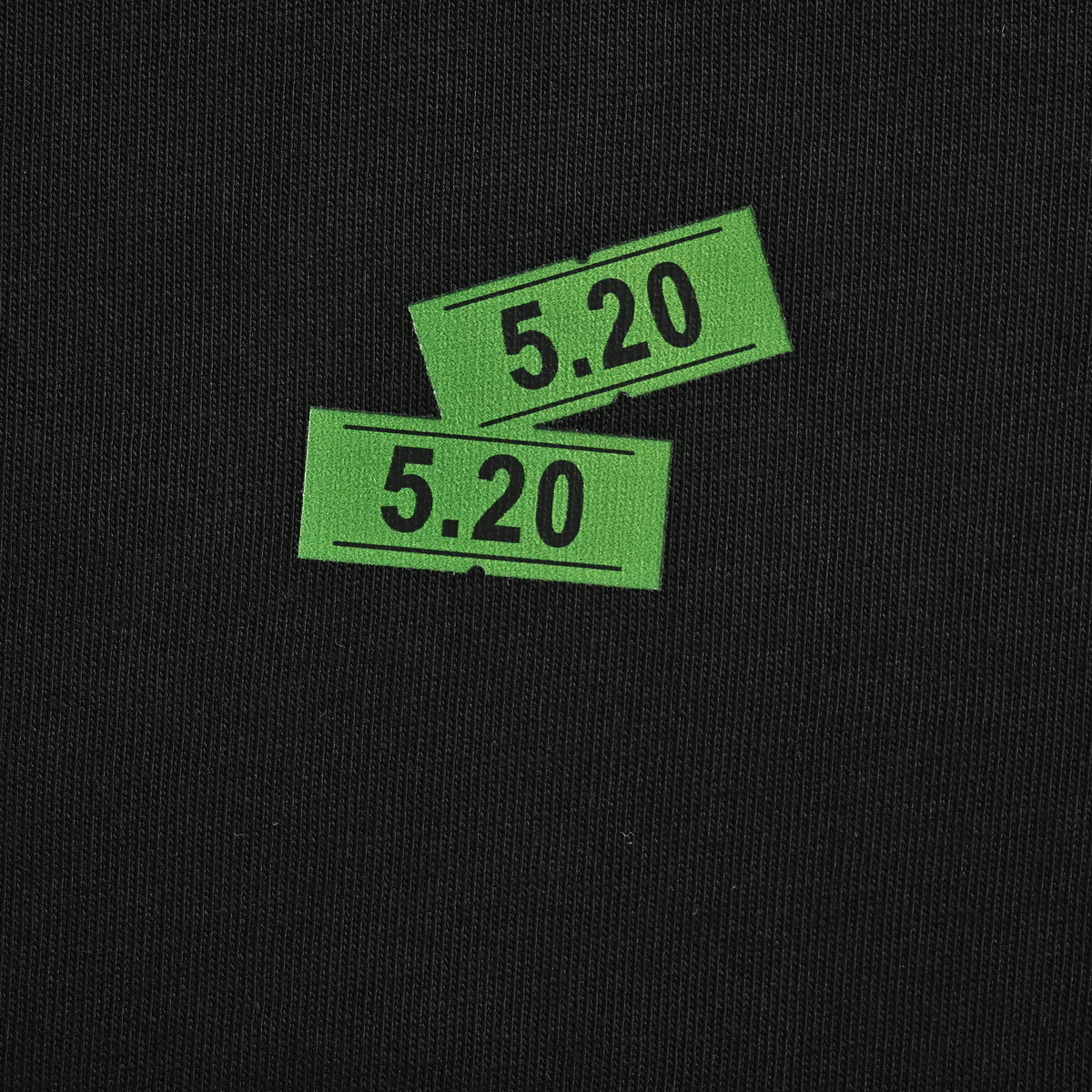 Balenciaga 520 Label Sticker Print Short Sleeve T-Shirt  YS3000529
