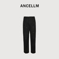 ANCELLM 25SS Ink Splash Destroyed Wide-Leg Jeans – Black  SG6400317-BLK-INK