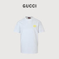 Gucci GUC Colorblock GG Interlocking Terry Stitch Short Sleeve T-Shirt – White NP2200506