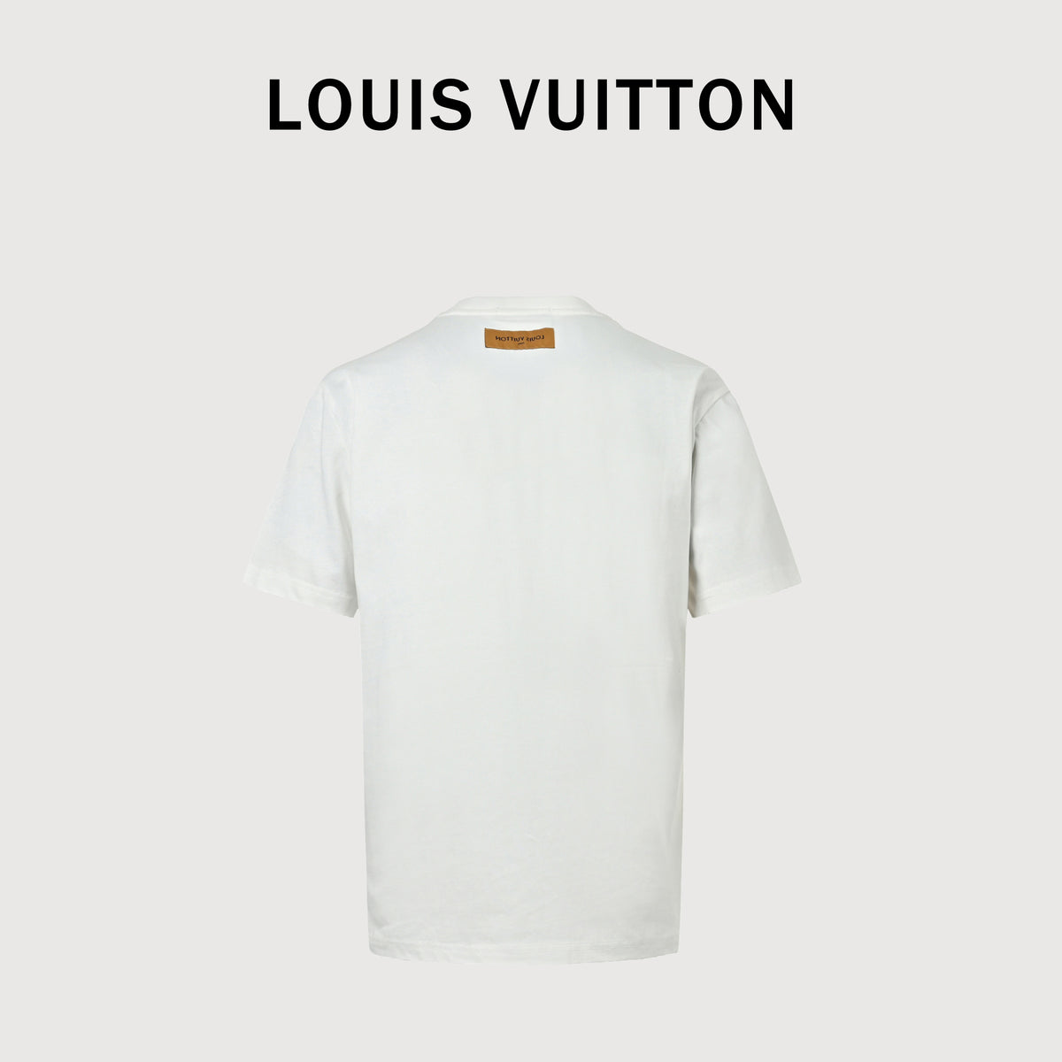 Louis Vuitton LV Classic Triple Flower Rice-Grain Embroidered T-Shirt 2026 — White  BG2400507-WHT