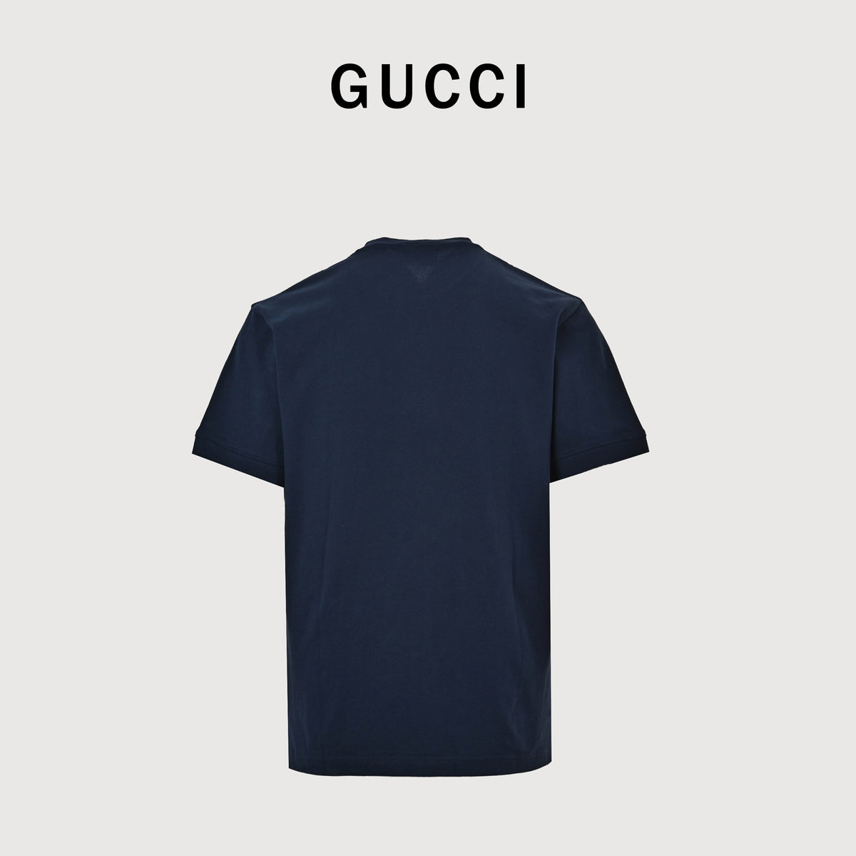 Gucci 26SS Horsebit Pocket Embroidered Short Sleeve T-Shirt – Navy DK2400808-NVY