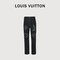 Louis Vuitton Monogram Jacquard Diagonal Twill Set Jeans – Black  DK4800722