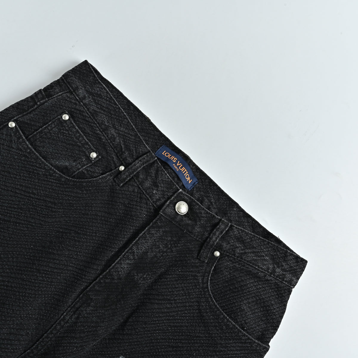 Louis Vuitton Monogram Jacquard Diagonal Twill Set Jeans – Black  DK4800722