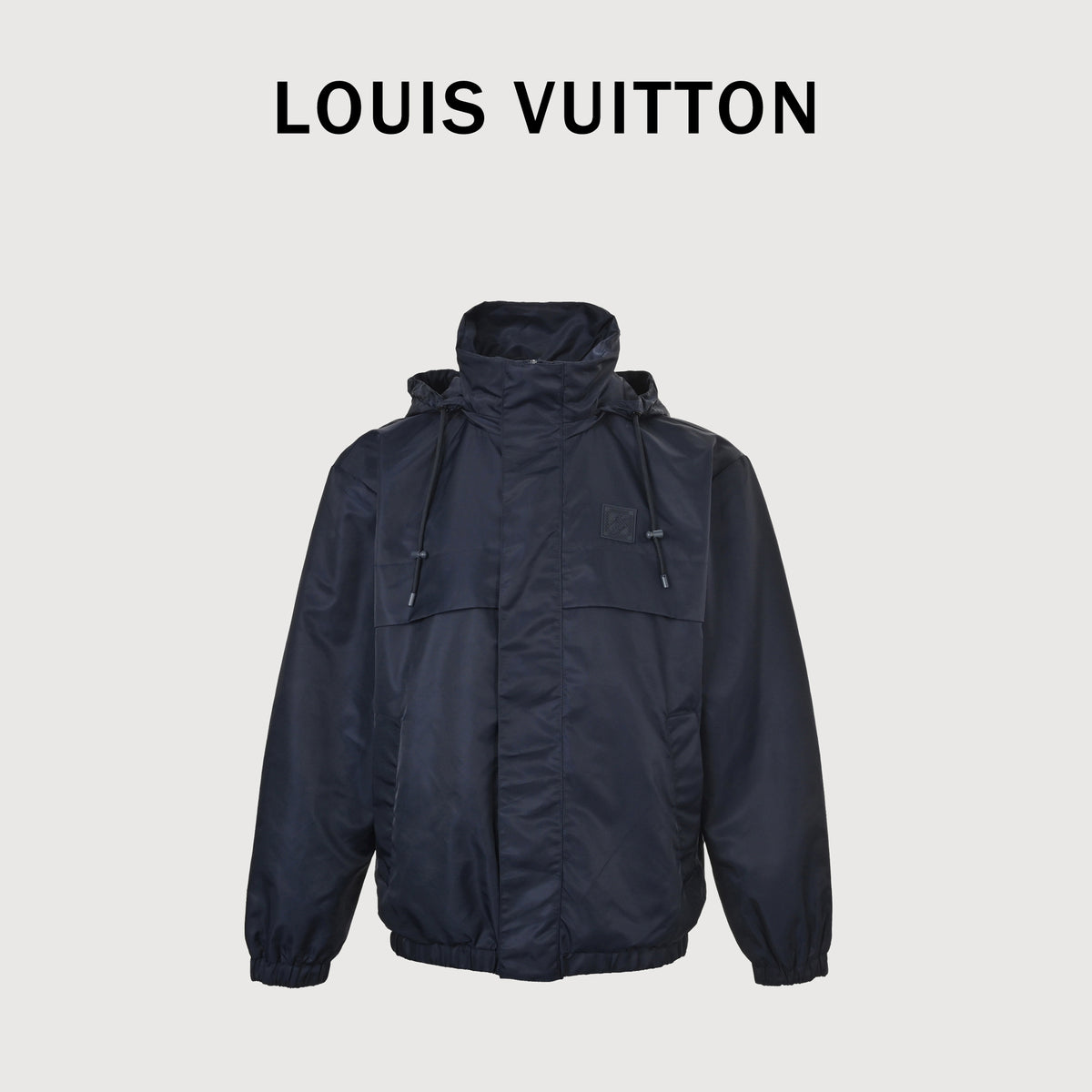 Louis Vuitton 25SS Single-Face Splice Hooded Shell Jacket – Midnight Navy SG7601209