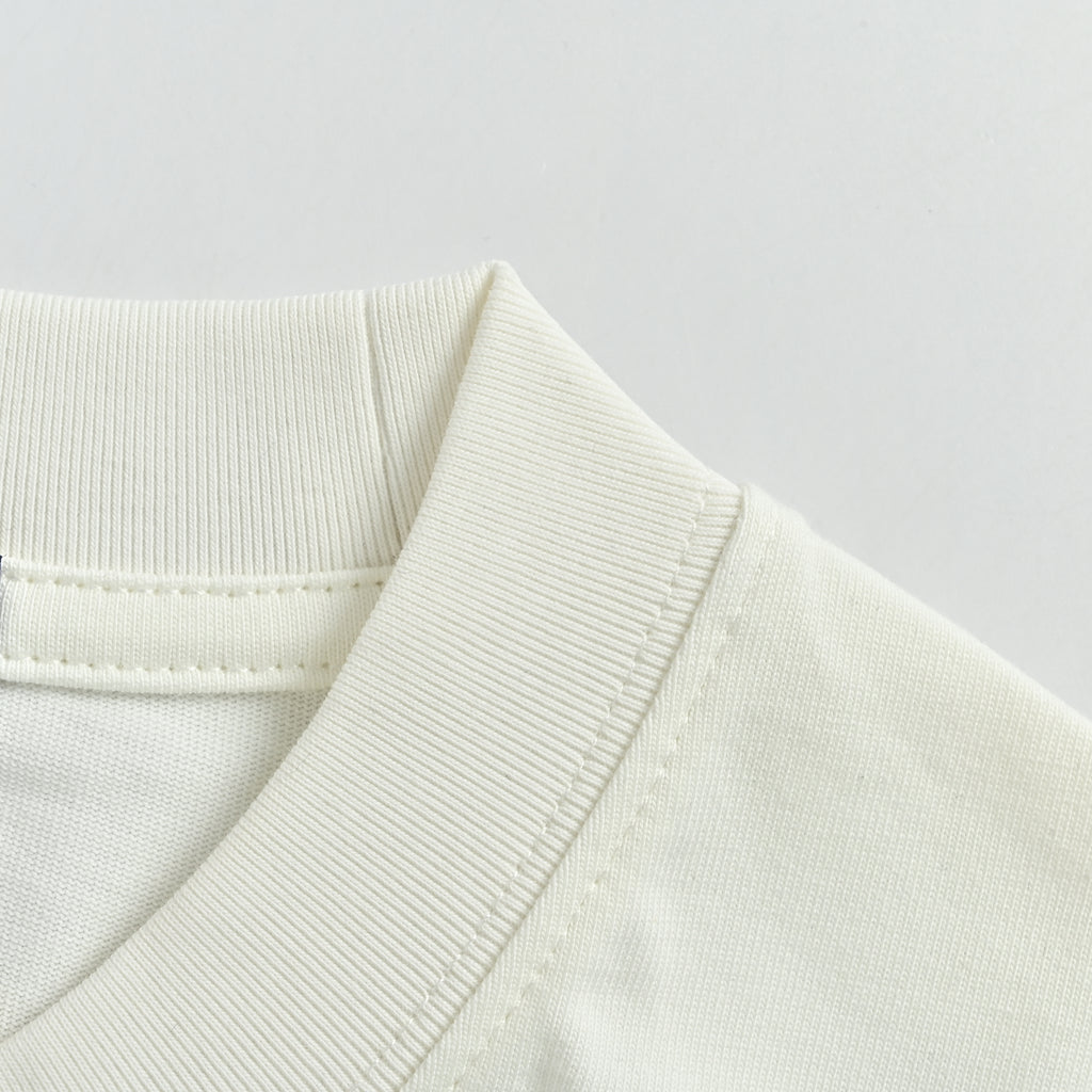 Louis Vuitton LV Classic Triple Flower Rice-Grain Embroidered T-Shirt 2026 — White  BG2400507-WHT