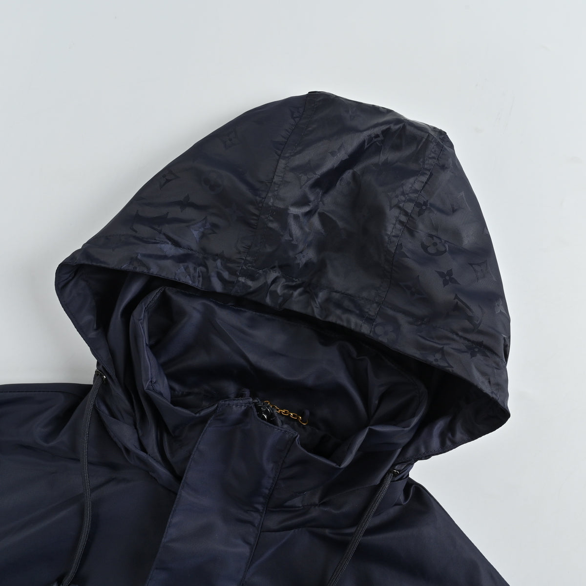 Louis Vuitton 25SS Single-Face Splice Hooded Shell Jacket – Midnight Navy SG7601209