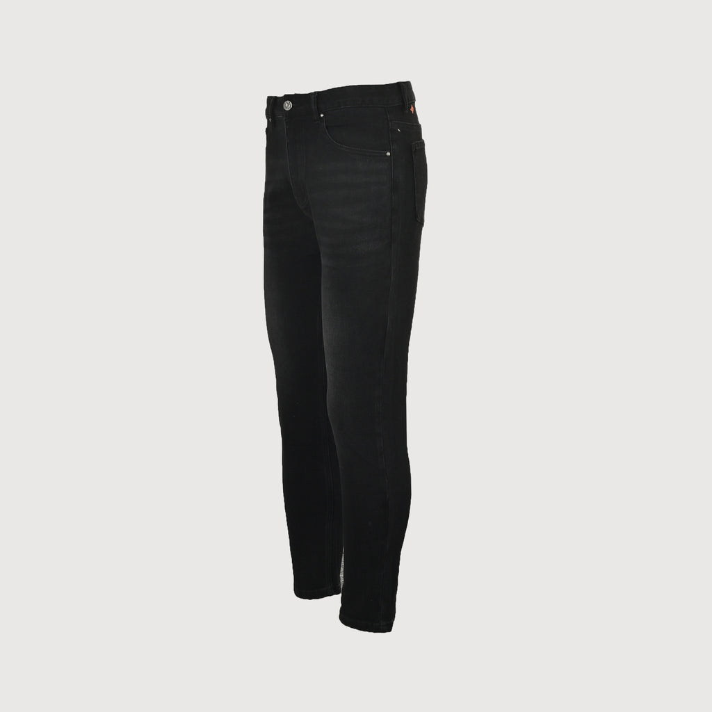 Louis Vuitton Back Pocket Monogram Color Embroidered Slim Jeans – Black  XM5201225-EMB