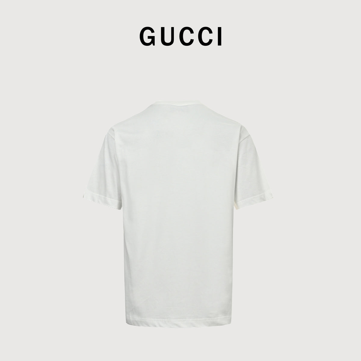 Gucci 24SS GG Firenze 1921 Gradient Belt Print Short Sleeve T-Shirt – Off-White TS2000427-OW