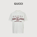 Gucci 24SS GG Firenze 1921 Gradient Belt Print Short Sleeve T-Shirt – Off-White TS2000427-OW