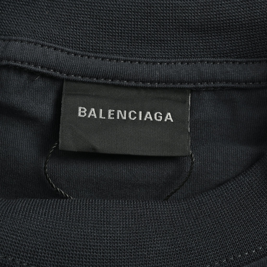 Balenciaga BLCG Round Medallion Print Short Sleeve T-Shirt NP2400425