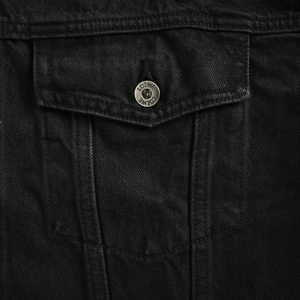 LOEWE Sleeve-Embroidered Denim Jacket 2026 NP6800829