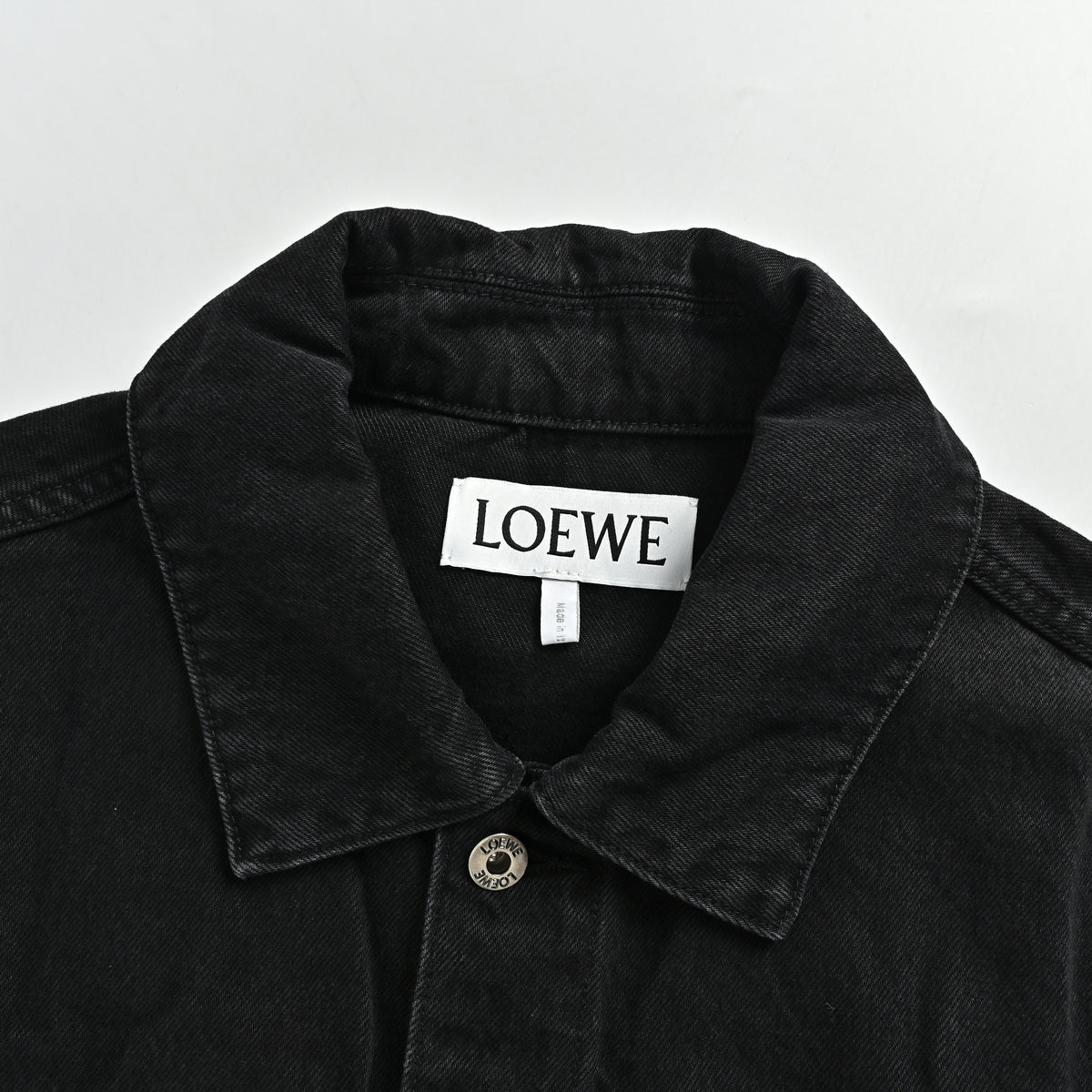 LOEWE Sleeve-Embroidered Denim Jacket 2026 NP6800829