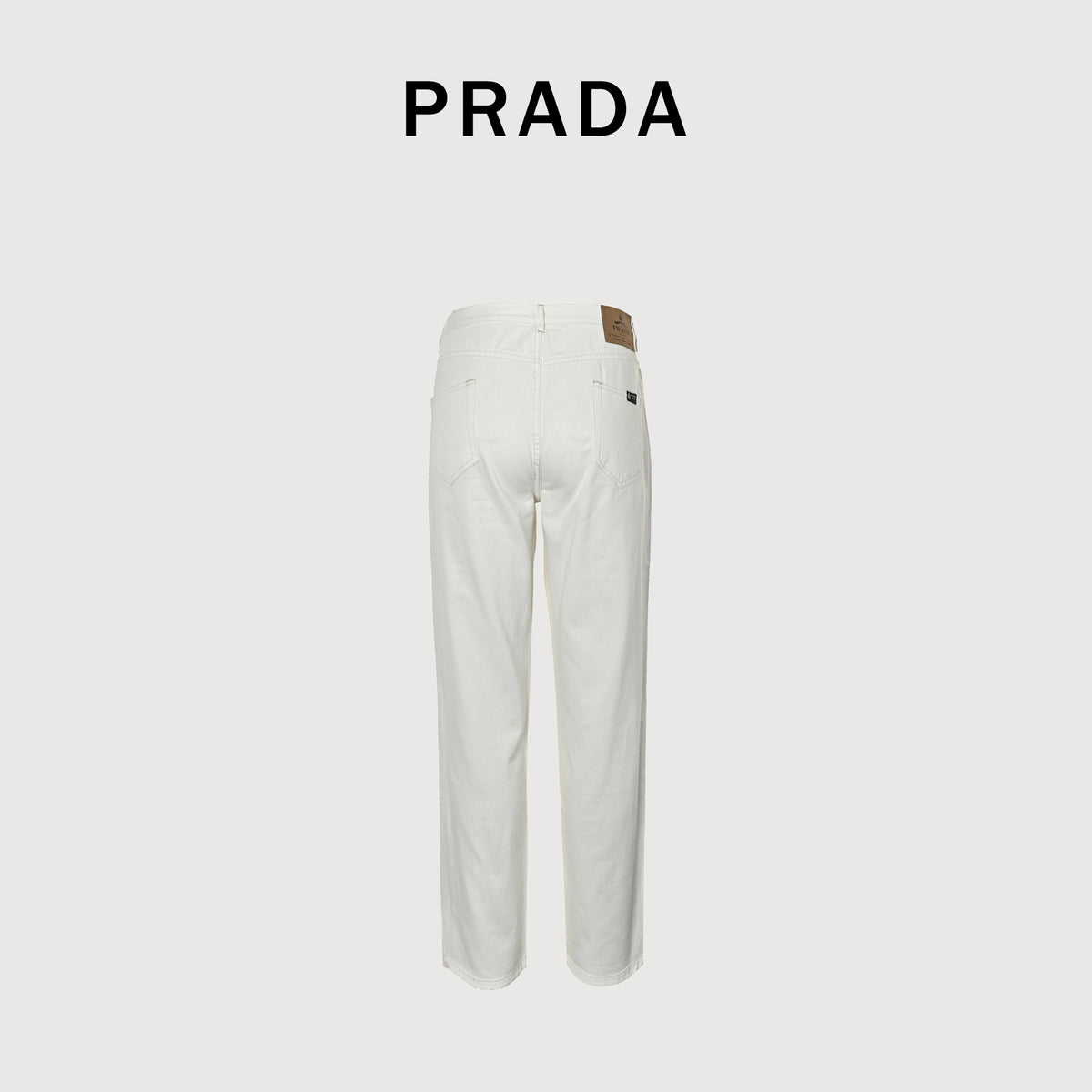Prada 26SS Five-Button Fly Relaxed Jeans – WhiteGEP452-1954-F01CD-S-OOO