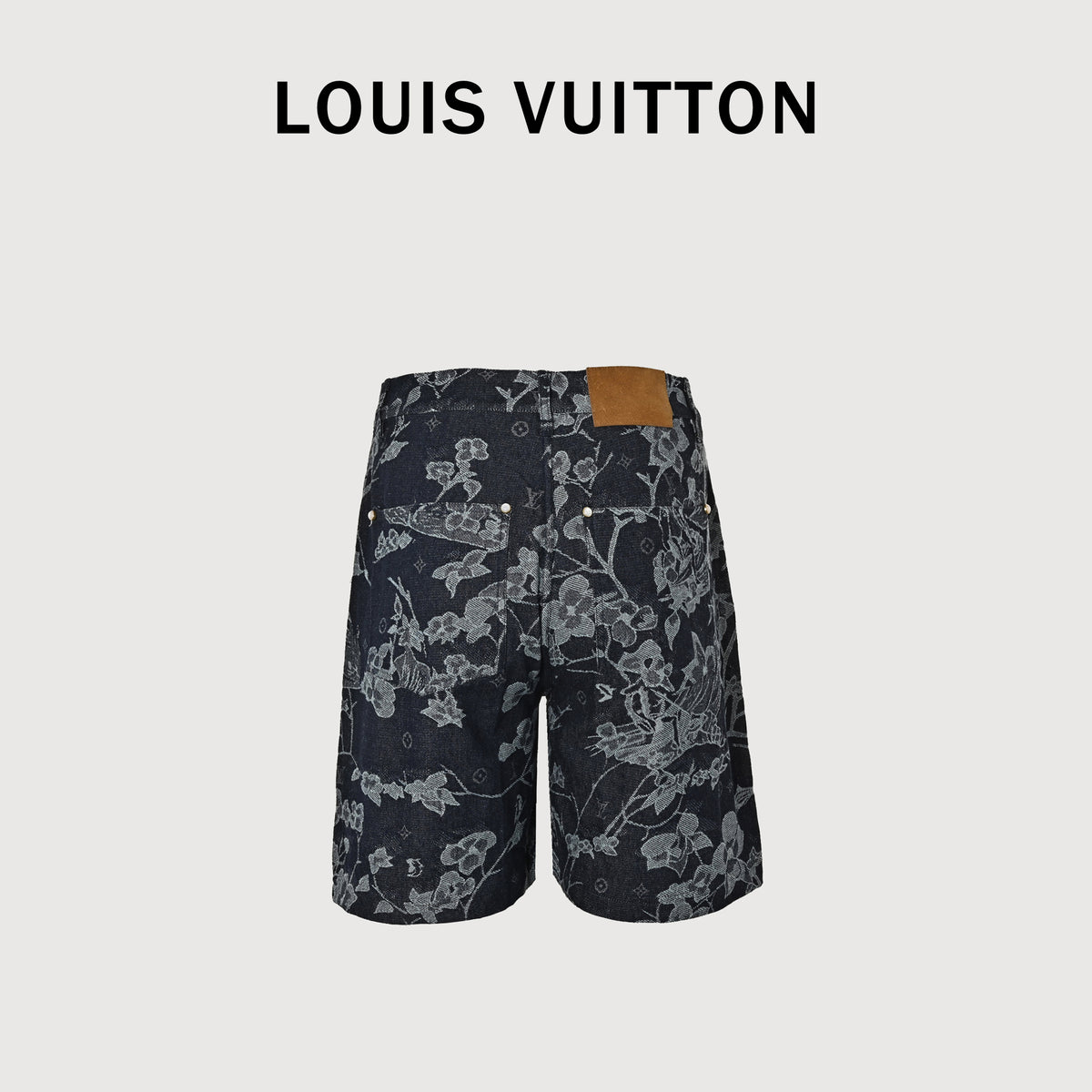 Louis Vuitton LV Floral Denim Jacquard Shorts 2026 HY3400701-SHT