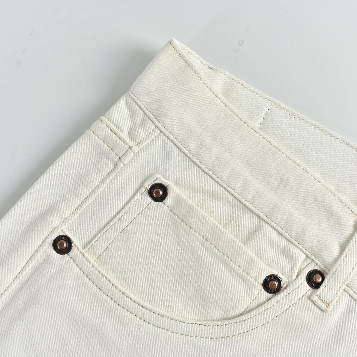 Prada 26SS Five-Button Fly Relaxed Jeans – WhiteGEP452-1954-F01CD-S-OOO
