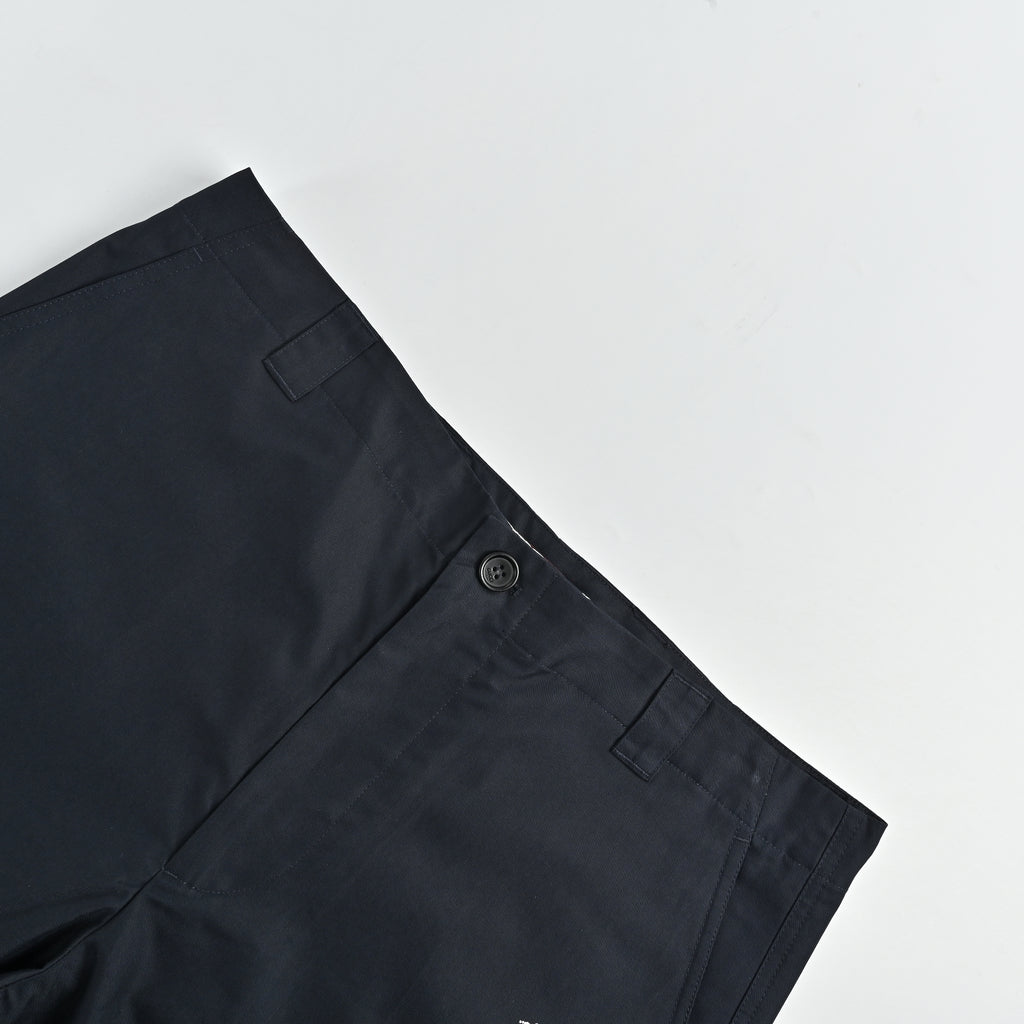 Gucci GUC Letter Print Twill Straight-Leg Trousers – Navy  NP5200425