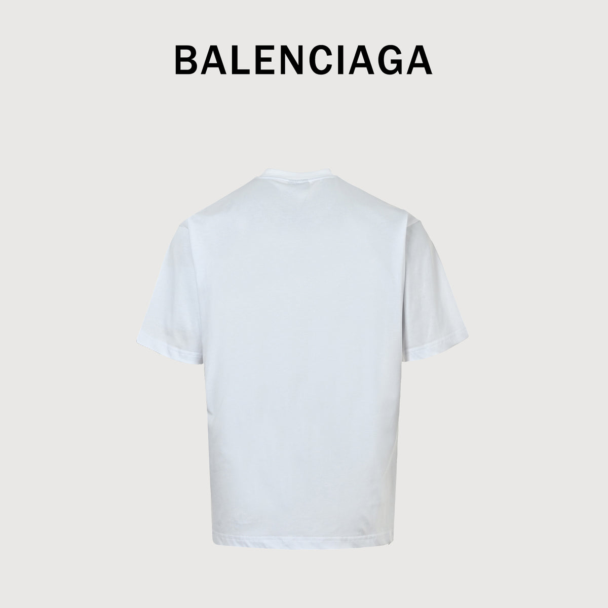 Balenciaga Blurred Palm Tree Letter Print Short Sleeve T-Shirt SG2800518