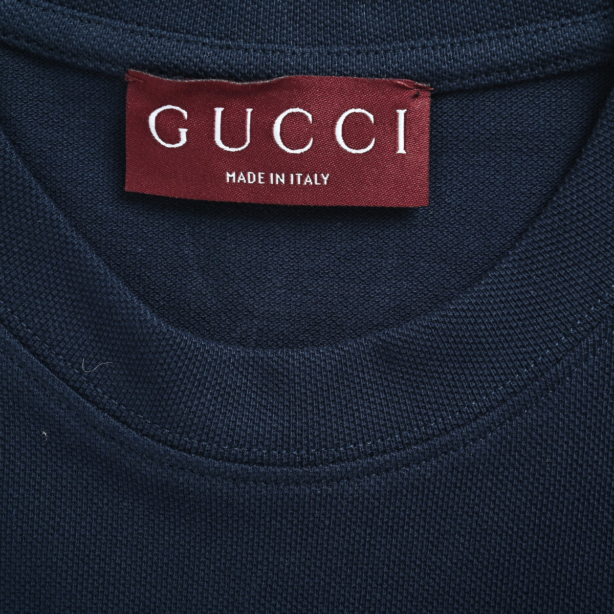 Gucci 26SS Horsebit Pocket Embroidered Short Sleeve T-Shirt – Navy DK2400808-NVY