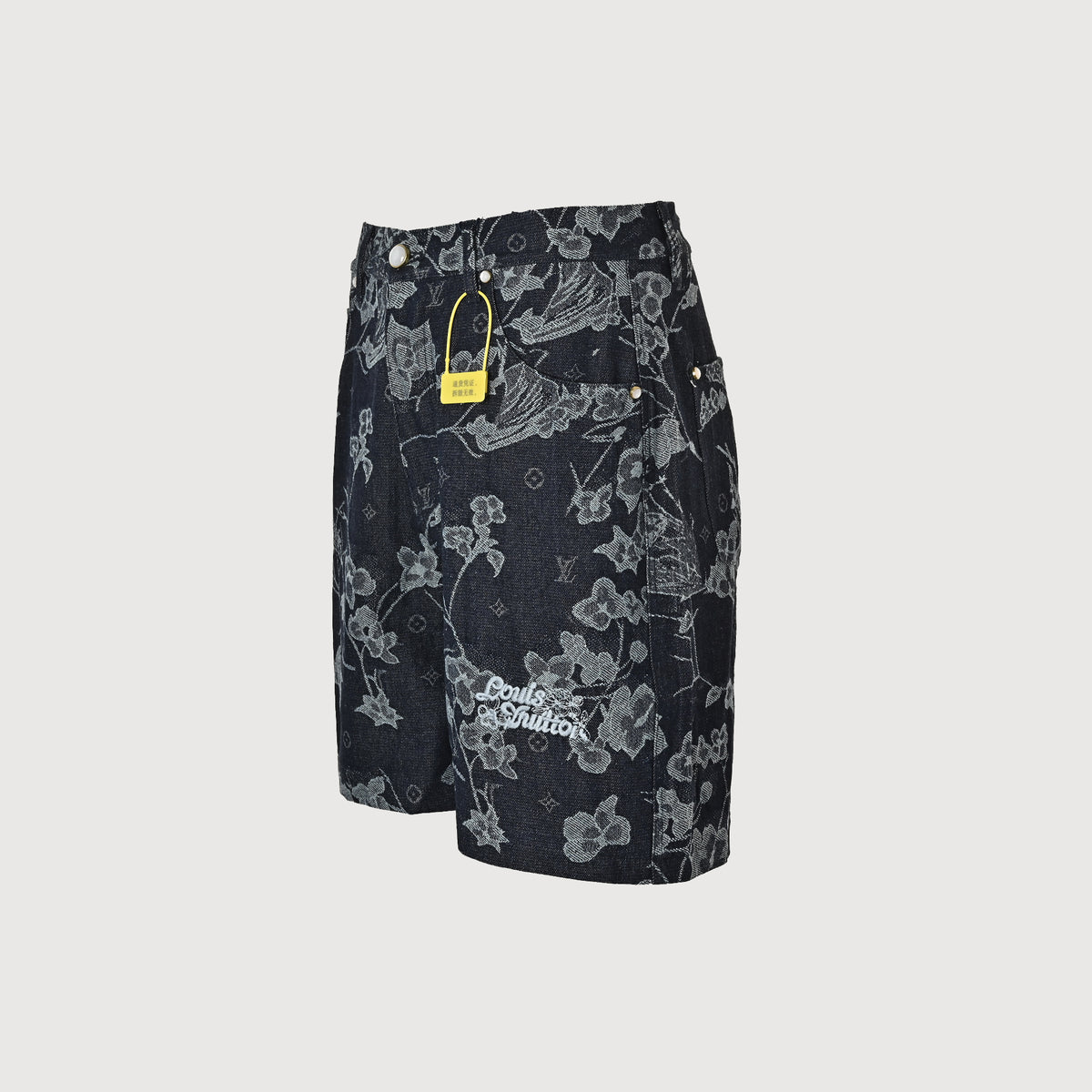 Louis Vuitton LV Floral Denim Jacquard Shorts 2026 HY3400701-SHT