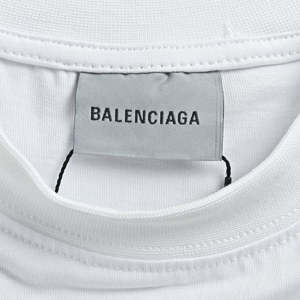 Balenciaga Blurred Palm Tree Letter Print Short Sleeve T-Shirt SG2800518