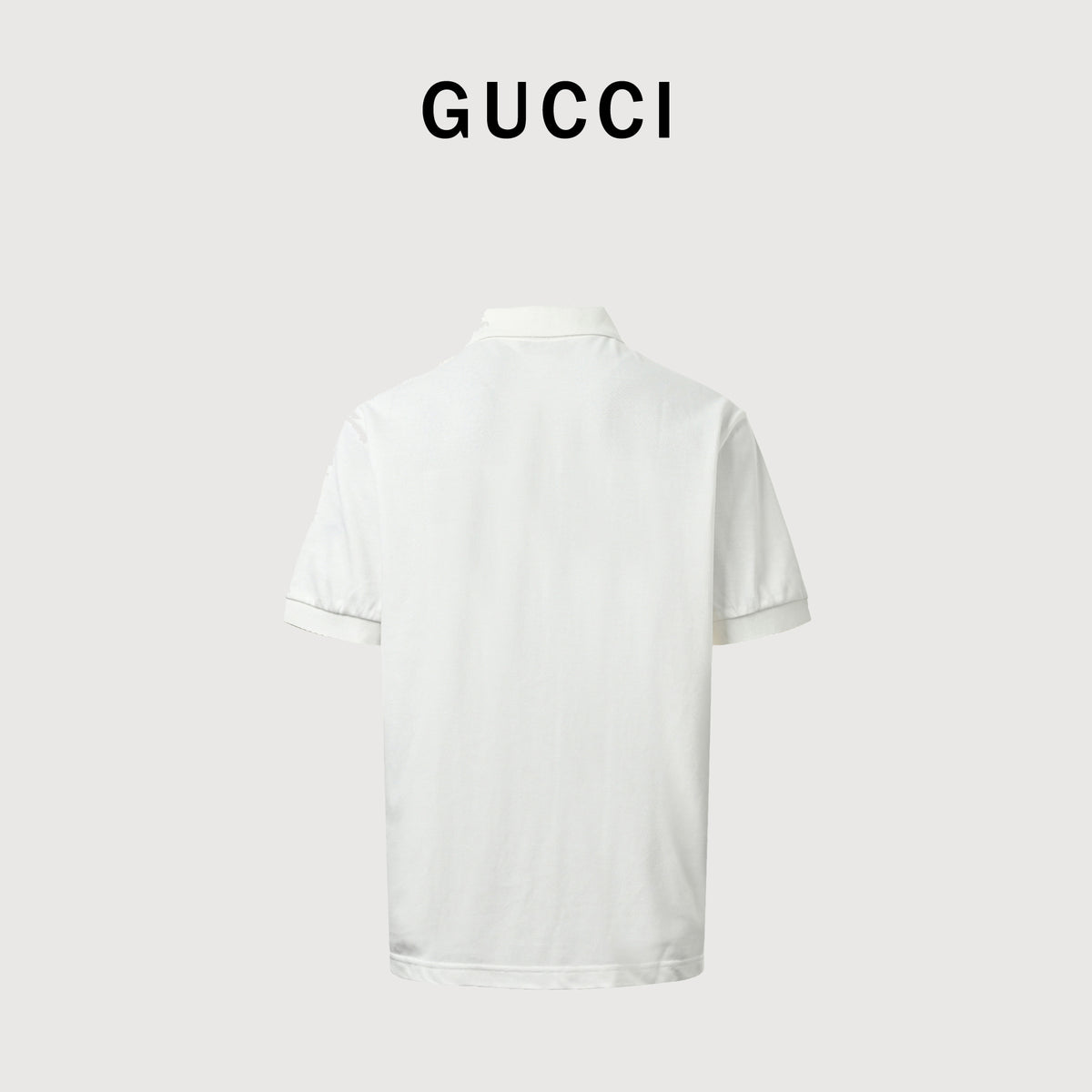 Gucci GUC Horsebit Embroidered Pocket Short Sleeve Polo Shirt – White  NP2800418