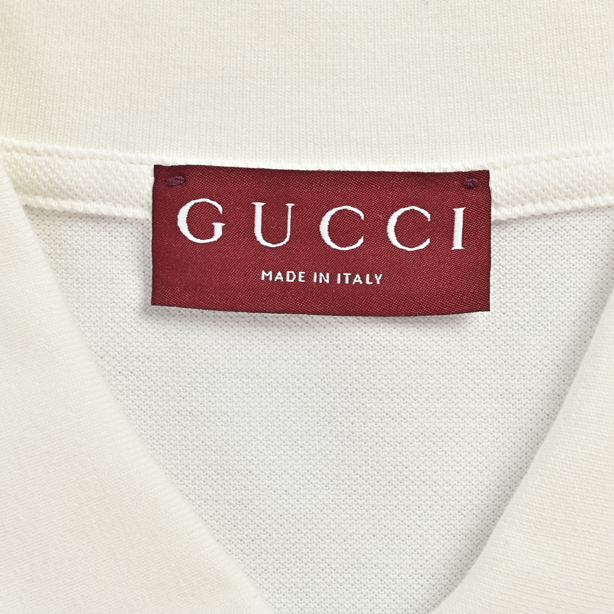 Gucci GUC Horsebit Embroidered Pocket Short Sleeve Polo Shirt – White  NP2800418