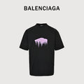 Balenciaga Dissolve 3B Letter Print Short Sleeve T-Shirt YS3200602