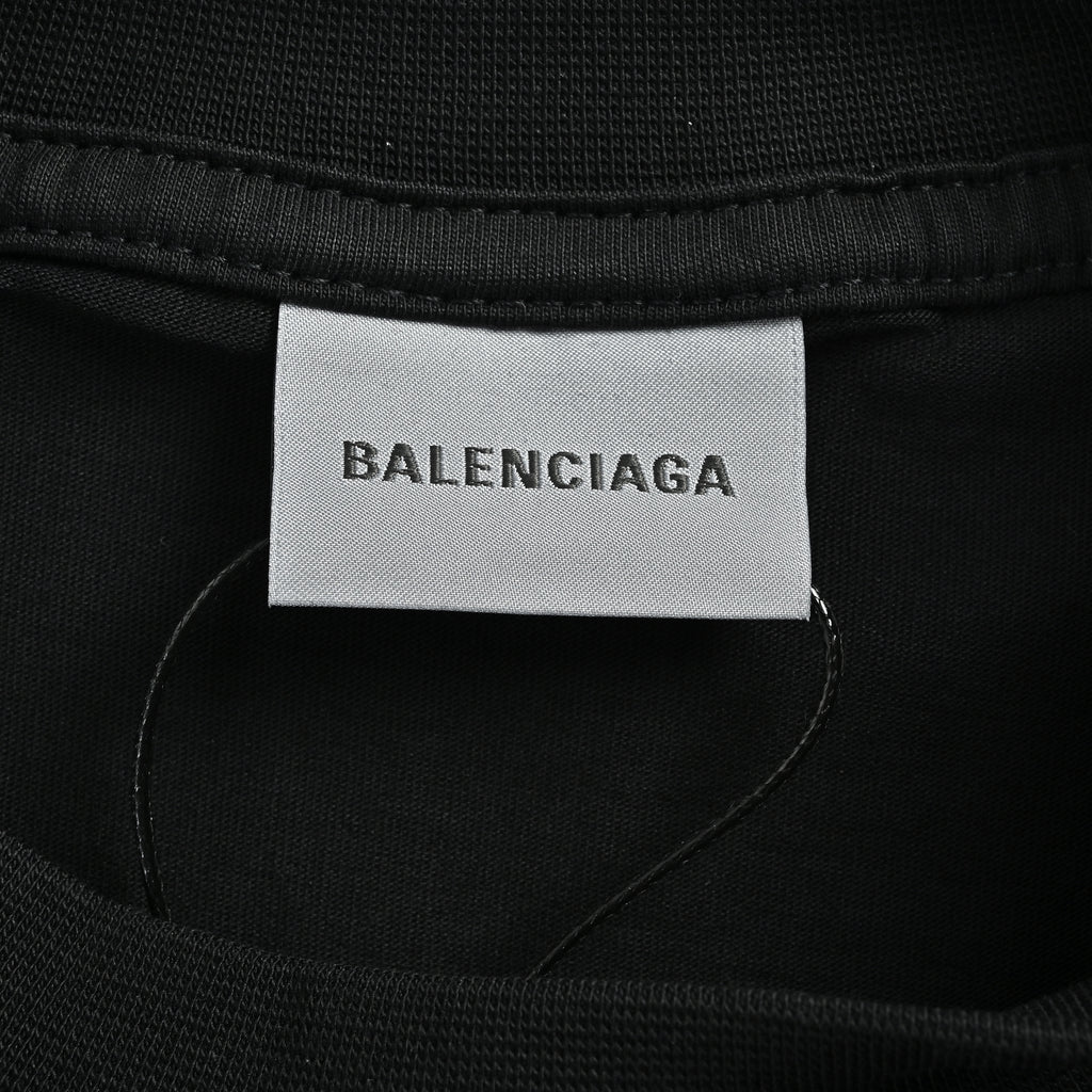 Balenciaga Dissolve 3B Letter Print Short Sleeve T-Shirt YS3200602