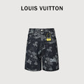 Louis Vuitton LV Floral Denim Jacquard Shorts 2026 HY3400701-SHT