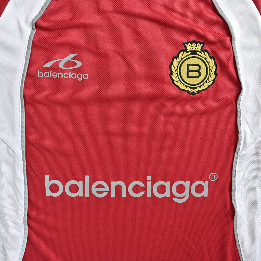 Balenciaga Wheat Crest B Logo Football Jersey Short Sleeve YS3200714