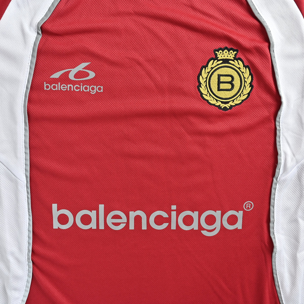 Balenciaga Wheat Crest B Logo Football Jersey Short Sleeve YS3200714
