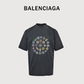 Balenciaga Vintage Badge Crest Print Short Sleeve T-Shirt YS3200425-VB