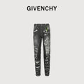 Givenchy GVC Destroyed Distressed Slim Jeans – Charcoal Camo Splatter  HY5200817-CHR