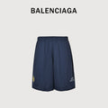 Balenciaga Wheat BB Crest Football Shorts – Navy YS3200716