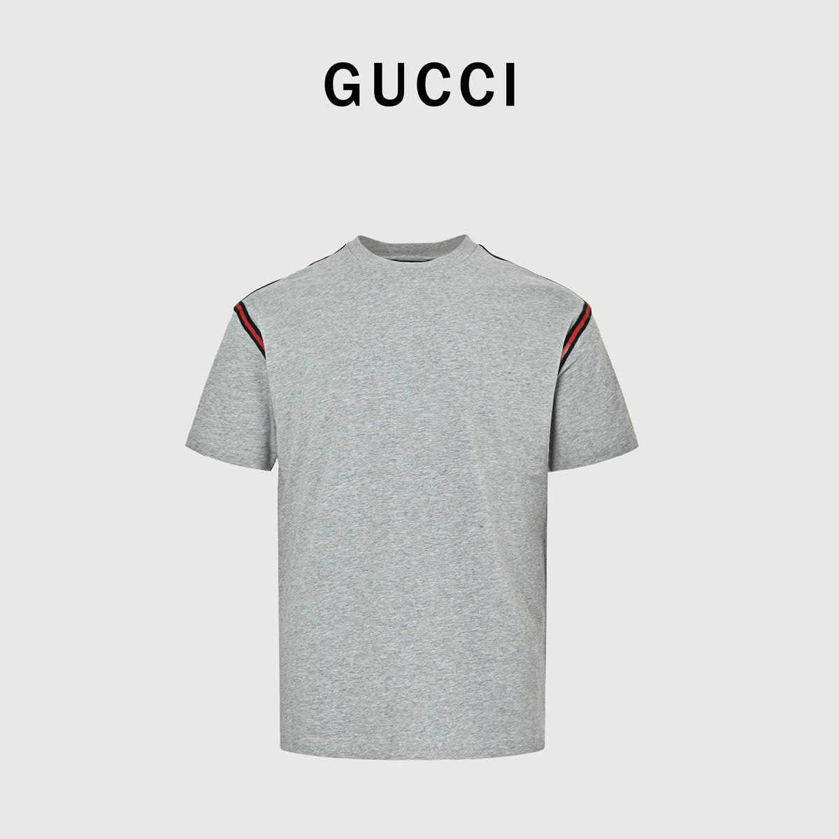 Gucci 24SS Shoulder Webbing Tape T-Shirt  DK2400722