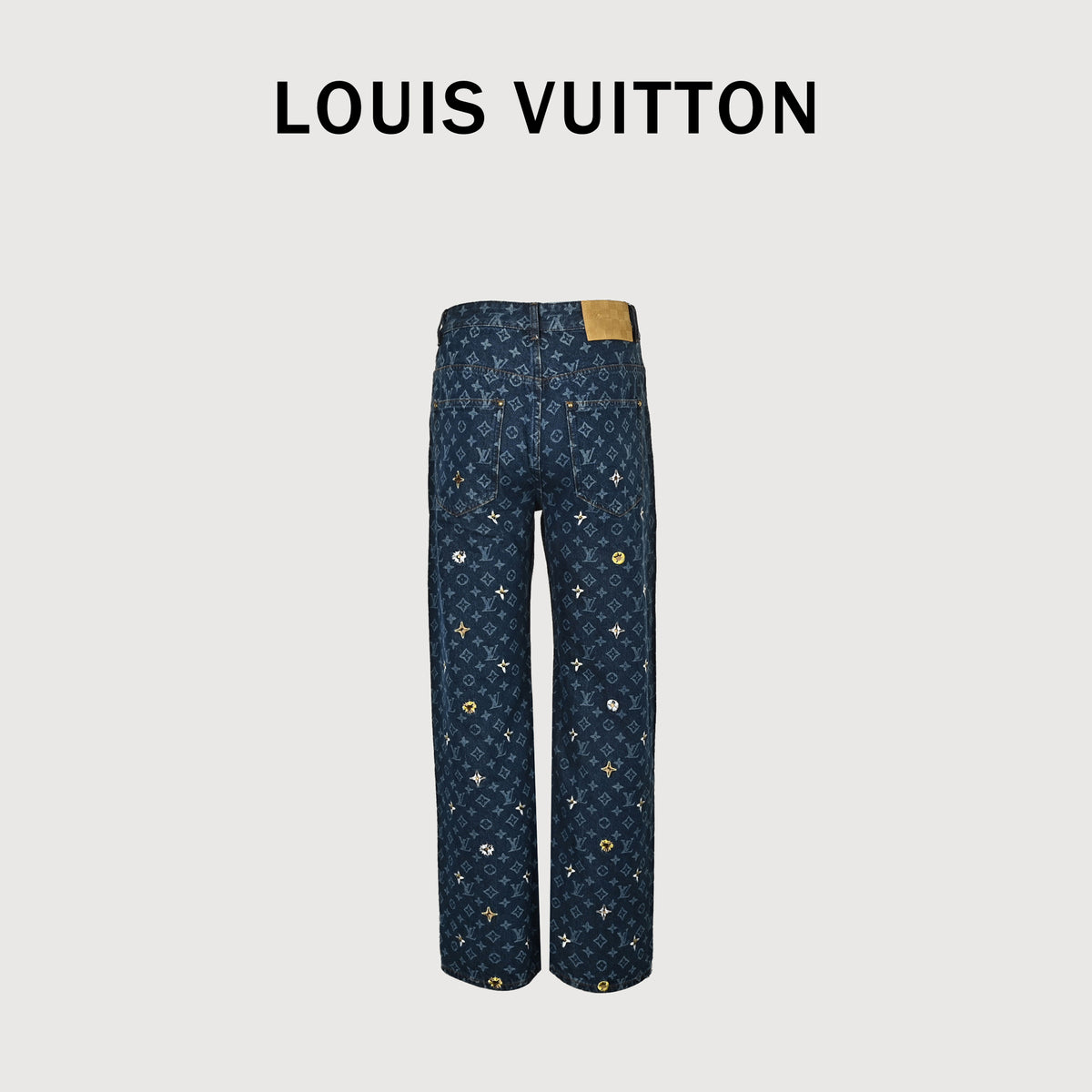 Louis Vuitton LV All-Over Daisy Embroidered Monogram Jeans 2026  TS6600829