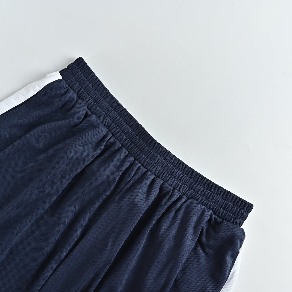 Balenciaga Wheat BB Crest Football Shorts – Navy YS3200716