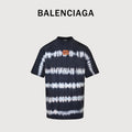 Balenciaga BLCG Tie-Dye Tape Label Short Sleeve T-Shirt  NP3200701