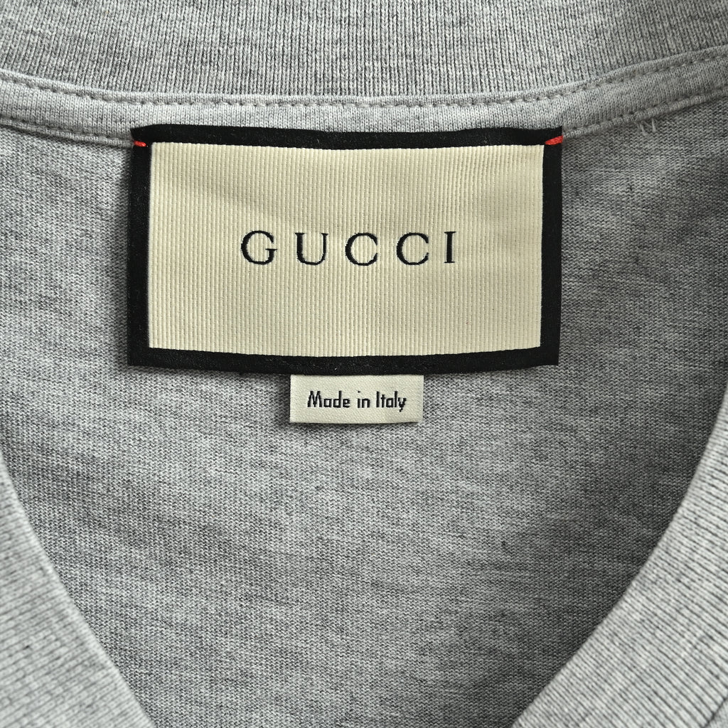 Gucci 24SS Shoulder Webbing Tape T-Shirt  DK2400722