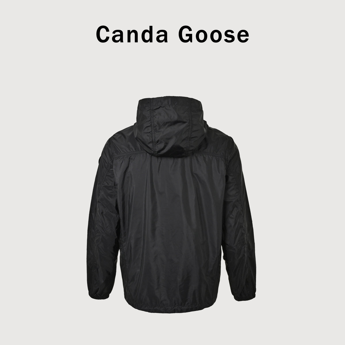 Canada Goose CG Black Label Hooded Windproof Shell Jacket – Black NP6400504