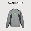 Palace × Nike FW25 Total P90 Crew Sweatshirt — Light Grey Marl P29NCS002